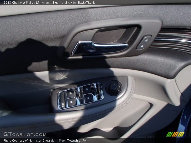 Atlantis Blue Metallic / Jet Black/Titanium 2013 Chevrolet Malibu LS