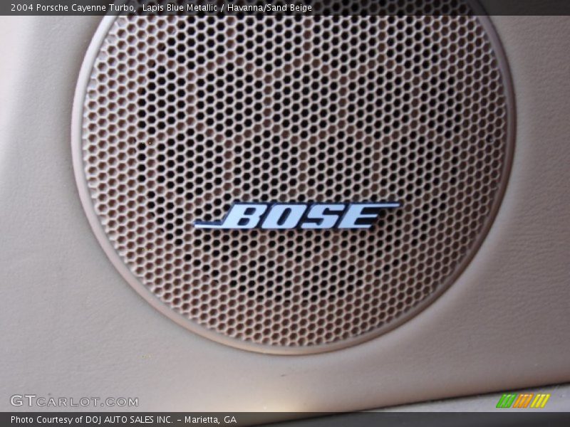 Lapis Blue Metallic / Havanna/Sand Beige 2004 Porsche Cayenne Turbo