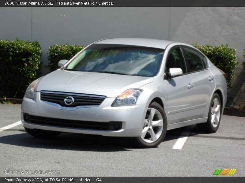 Radiant Silver Metallic / Charcoal 2008 Nissan Altima 3.5 SE