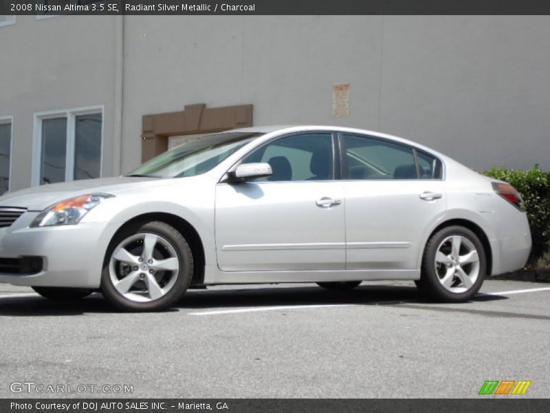 Radiant Silver Metallic / Charcoal 2008 Nissan Altima 3.5 SE