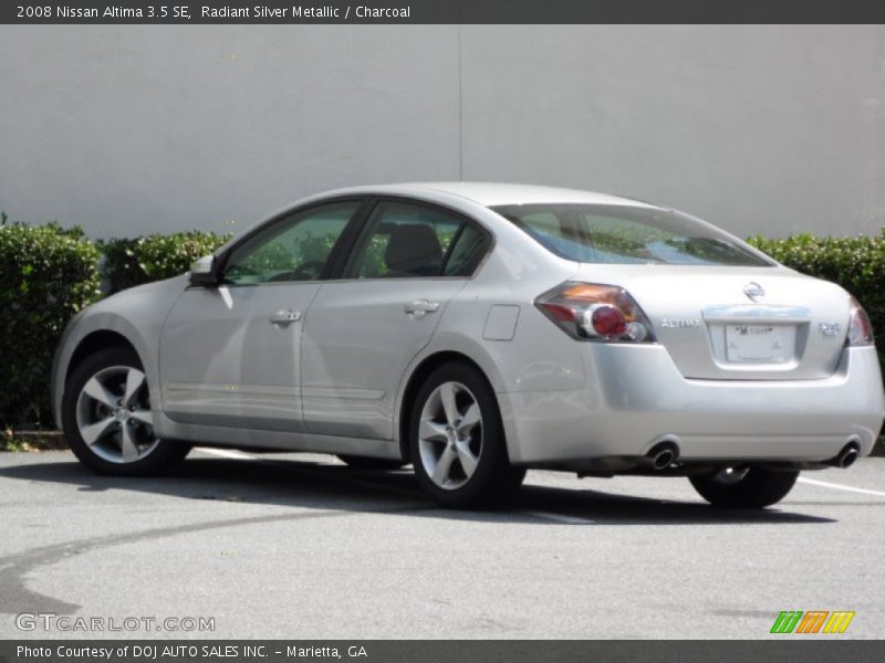 Radiant Silver Metallic / Charcoal 2008 Nissan Altima 3.5 SE