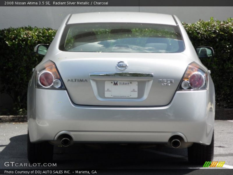 Radiant Silver Metallic / Charcoal 2008 Nissan Altima 3.5 SE