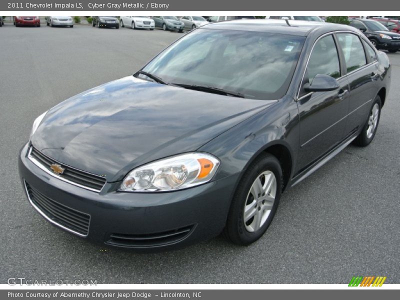Cyber Gray Metallic / Ebony 2011 Chevrolet Impala LS
