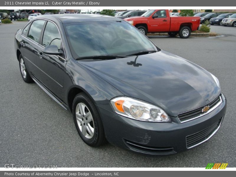 Cyber Gray Metallic / Ebony 2011 Chevrolet Impala LS