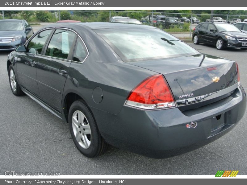 Cyber Gray Metallic / Ebony 2011 Chevrolet Impala LS