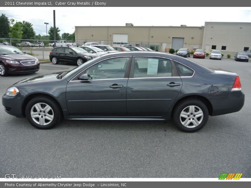 Cyber Gray Metallic / Ebony 2011 Chevrolet Impala LS