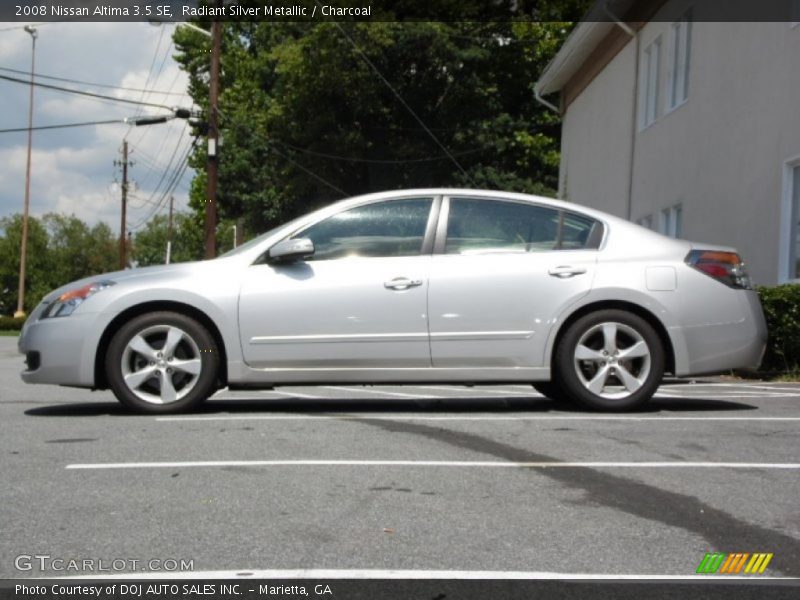 Radiant Silver Metallic / Charcoal 2008 Nissan Altima 3.5 SE