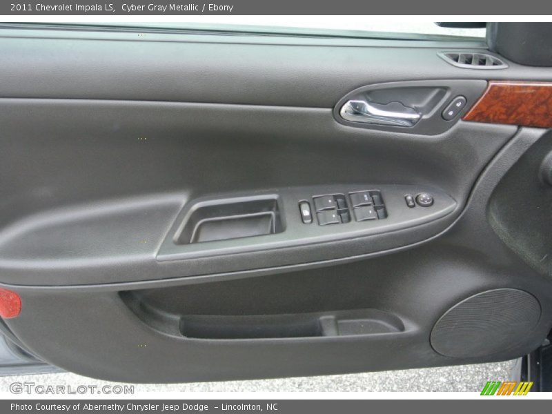 Cyber Gray Metallic / Ebony 2011 Chevrolet Impala LS