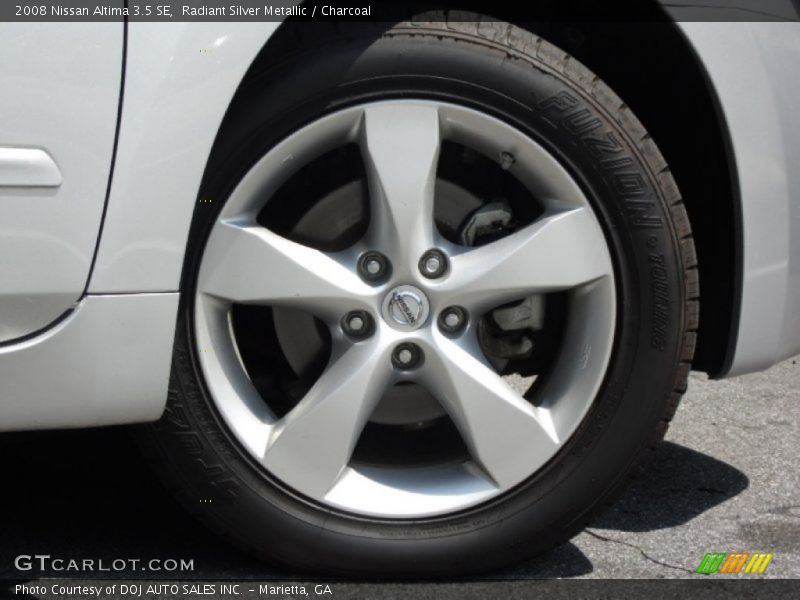 Radiant Silver Metallic / Charcoal 2008 Nissan Altima 3.5 SE