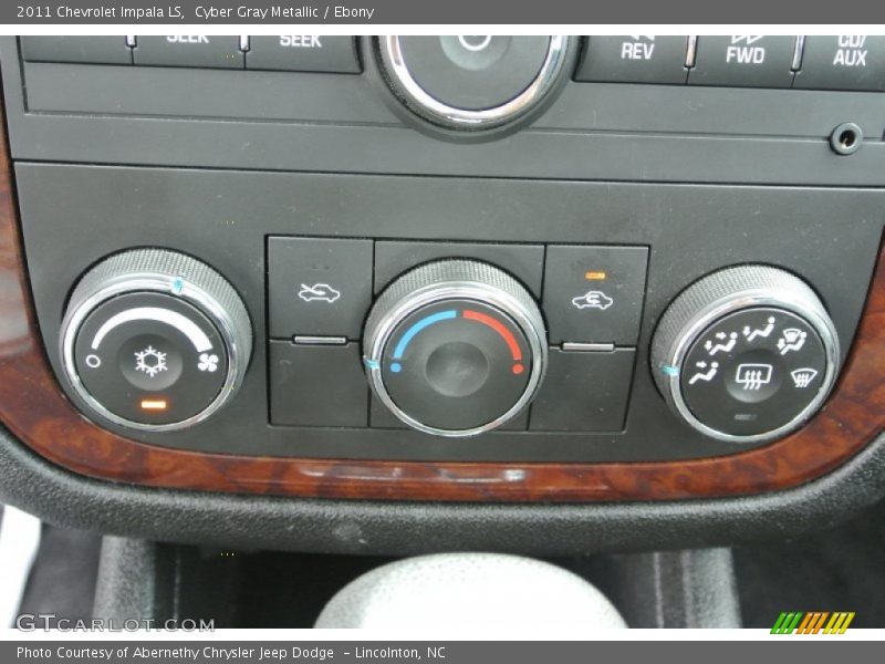 Cyber Gray Metallic / Ebony 2011 Chevrolet Impala LS
