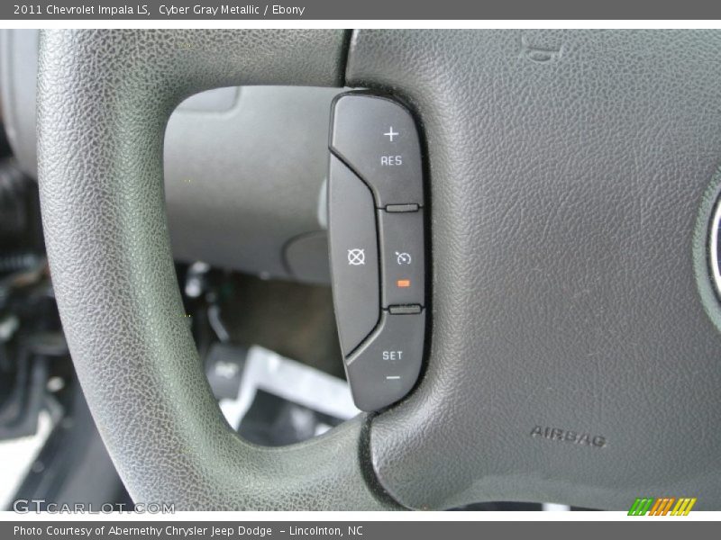 Cyber Gray Metallic / Ebony 2011 Chevrolet Impala LS