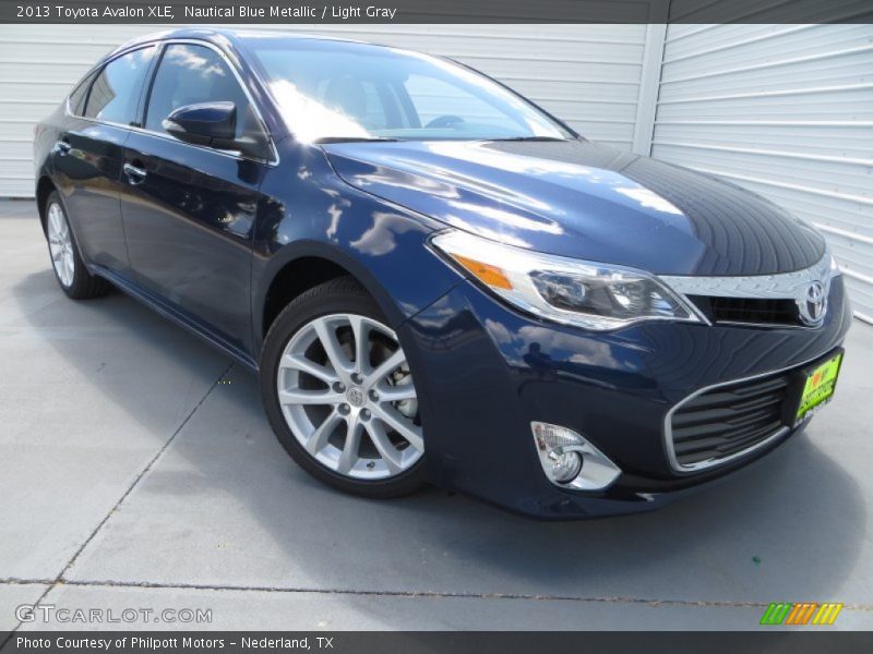 Nautical Blue Metallic / Light Gray 2013 Toyota Avalon XLE