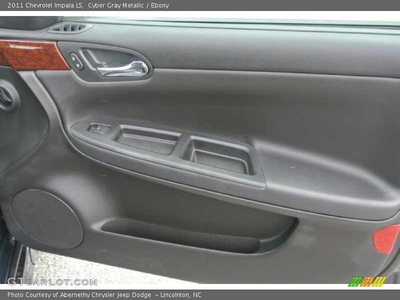 Cyber Gray Metallic / Ebony 2011 Chevrolet Impala LS
