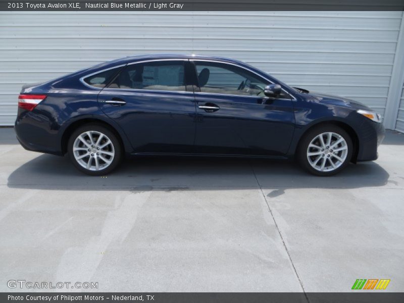 Nautical Blue Metallic / Light Gray 2013 Toyota Avalon XLE