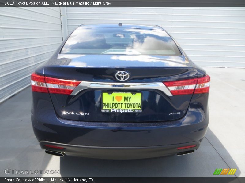 Nautical Blue Metallic / Light Gray 2013 Toyota Avalon XLE