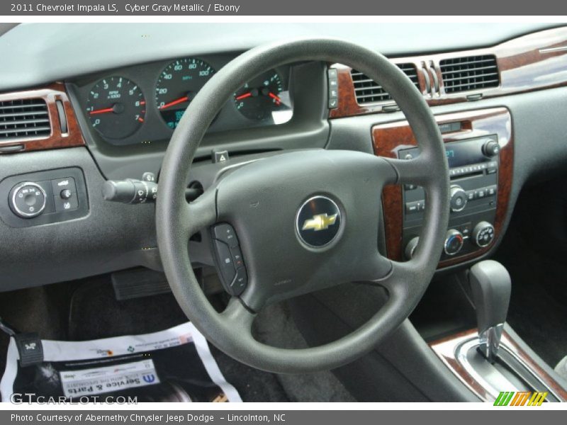 Cyber Gray Metallic / Ebony 2011 Chevrolet Impala LS