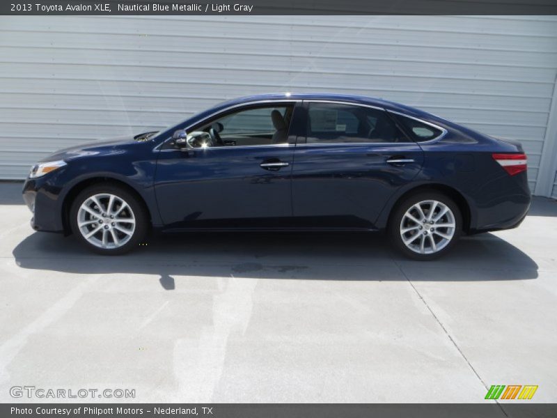 Nautical Blue Metallic / Light Gray 2013 Toyota Avalon XLE
