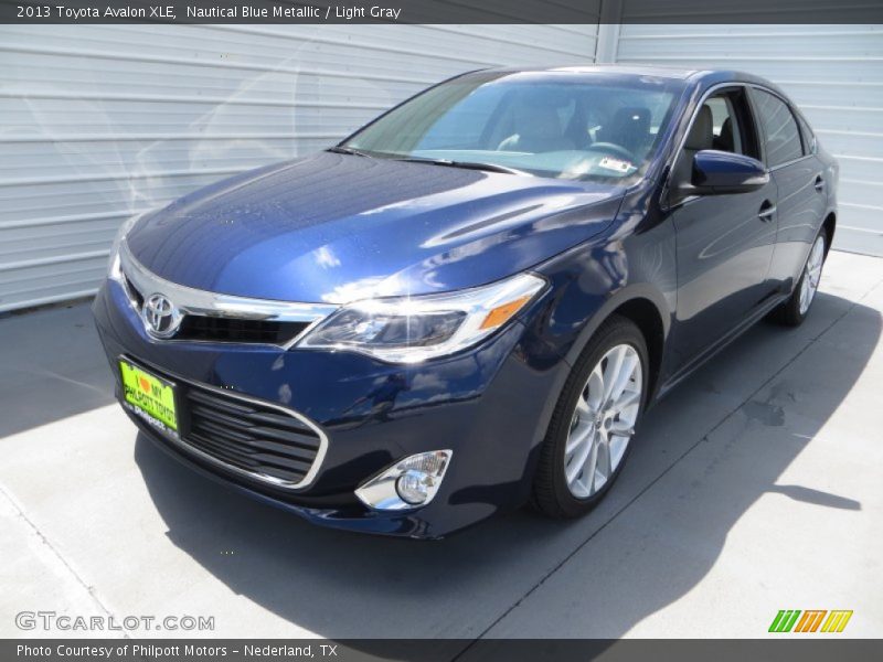 Nautical Blue Metallic / Light Gray 2013 Toyota Avalon XLE