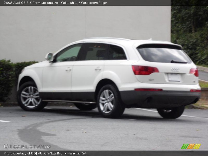 Calla White / Cardamom Beige 2008 Audi Q7 3.6 Premium quattro