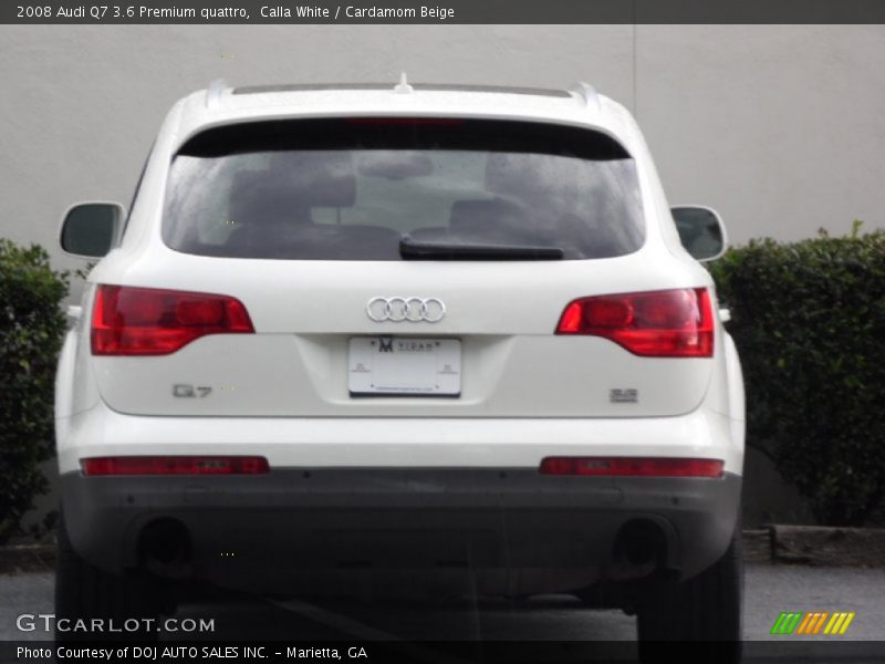 Calla White / Cardamom Beige 2008 Audi Q7 3.6 Premium quattro