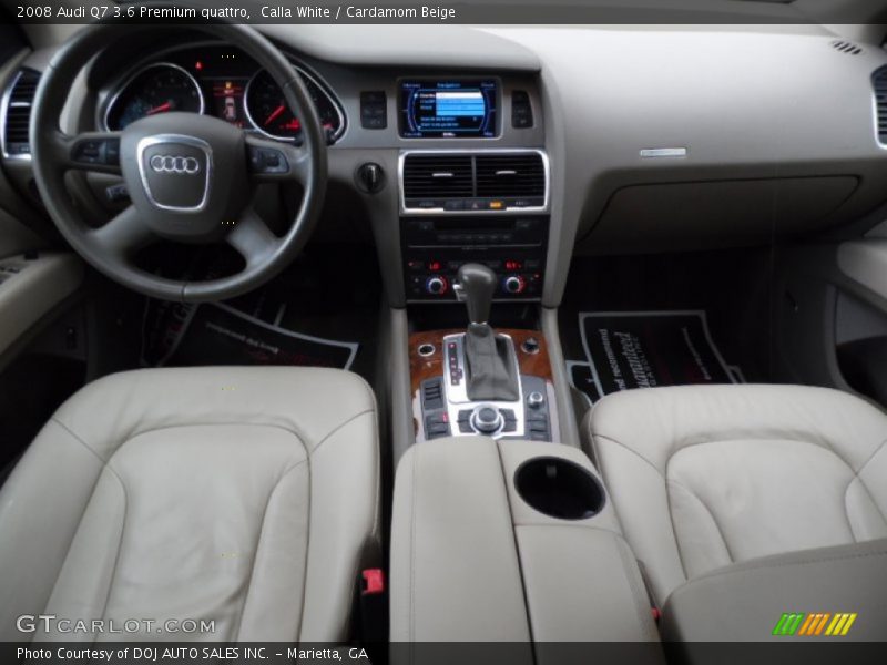 Calla White / Cardamom Beige 2008 Audi Q7 3.6 Premium quattro