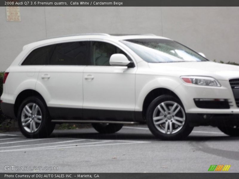Calla White / Cardamom Beige 2008 Audi Q7 3.6 Premium quattro