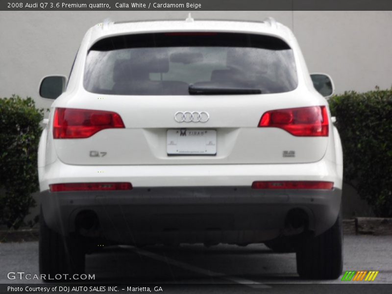 Calla White / Cardamom Beige 2008 Audi Q7 3.6 Premium quattro