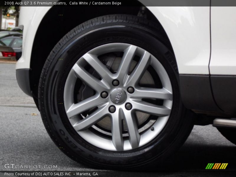 Calla White / Cardamom Beige 2008 Audi Q7 3.6 Premium quattro