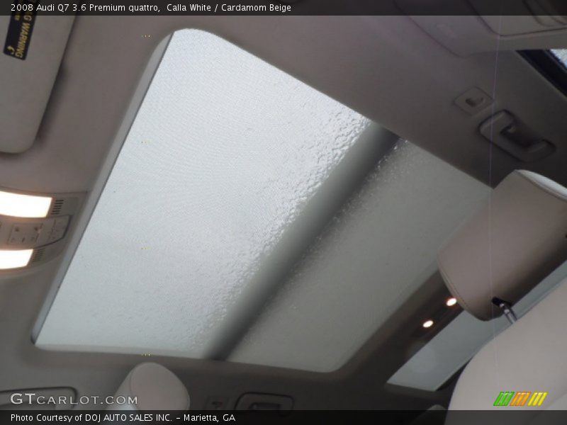 Calla White / Cardamom Beige 2008 Audi Q7 3.6 Premium quattro