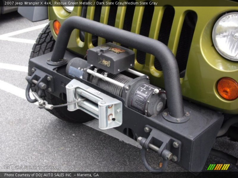 Rescue Green Metallic / Dark Slate Gray/Medium Slate Gray 2007 Jeep Wrangler X 4x4
