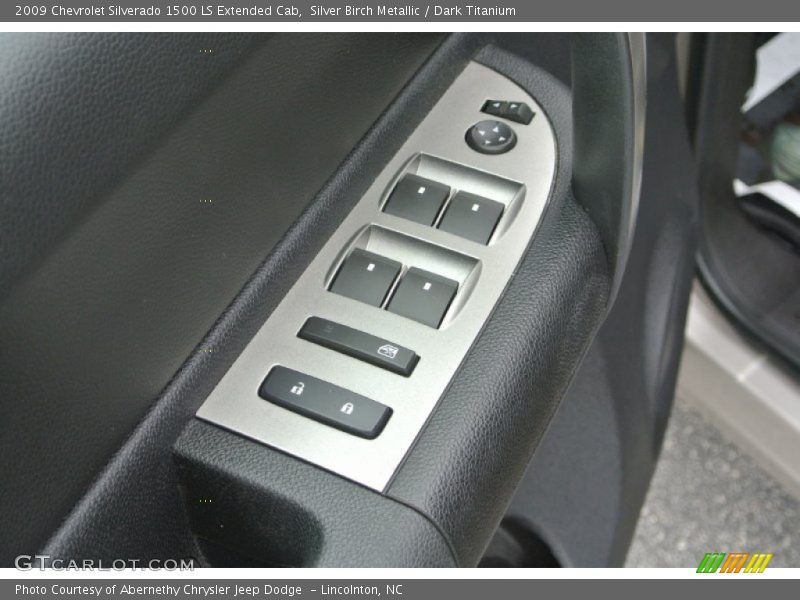 Silver Birch Metallic / Dark Titanium 2009 Chevrolet Silverado 1500 LS Extended Cab