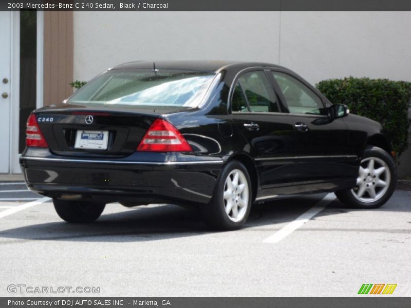 Black / Charcoal 2003 Mercedes-Benz C 240 Sedan