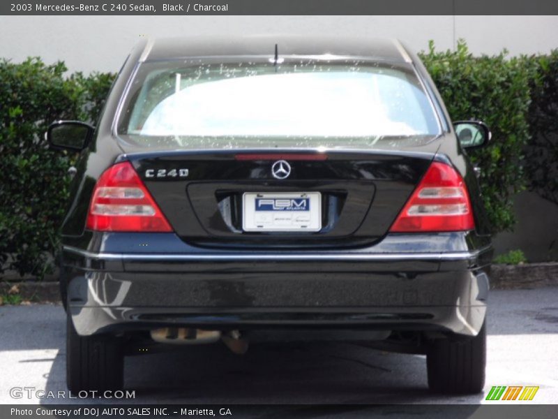 Black / Charcoal 2003 Mercedes-Benz C 240 Sedan