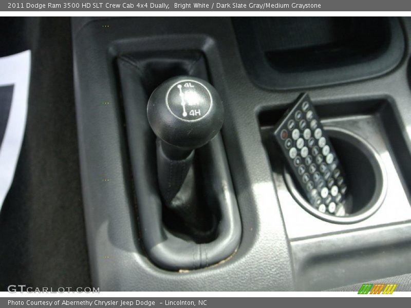 Bright White / Dark Slate Gray/Medium Graystone 2011 Dodge Ram 3500 HD SLT Crew Cab 4x4 Dually