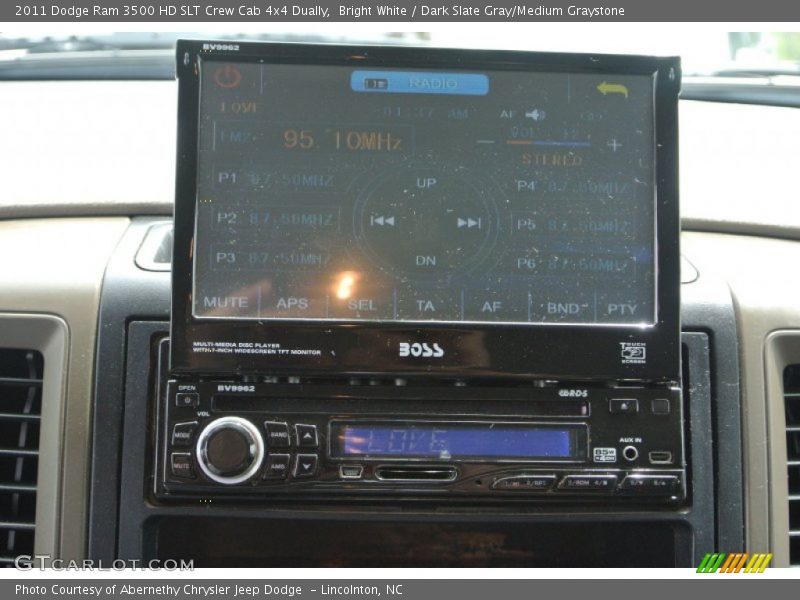 Bright White / Dark Slate Gray/Medium Graystone 2011 Dodge Ram 3500 HD SLT Crew Cab 4x4 Dually