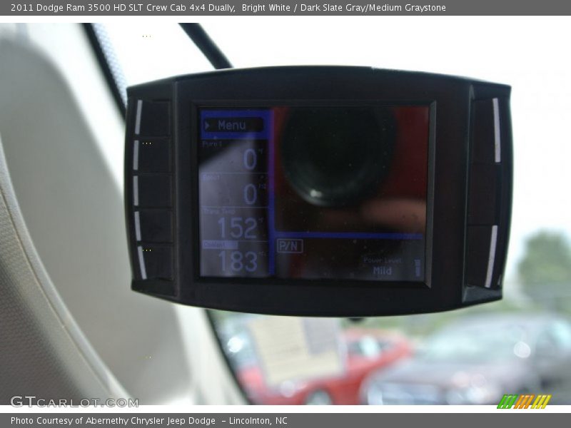 Bright White / Dark Slate Gray/Medium Graystone 2011 Dodge Ram 3500 HD SLT Crew Cab 4x4 Dually