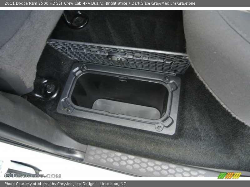 Bright White / Dark Slate Gray/Medium Graystone 2011 Dodge Ram 3500 HD SLT Crew Cab 4x4 Dually