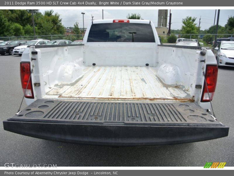 Bright White / Dark Slate Gray/Medium Graystone 2011 Dodge Ram 3500 HD SLT Crew Cab 4x4 Dually