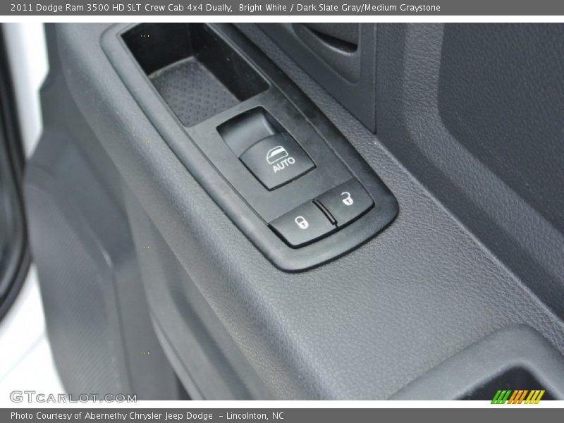 Bright White / Dark Slate Gray/Medium Graystone 2011 Dodge Ram 3500 HD SLT Crew Cab 4x4 Dually