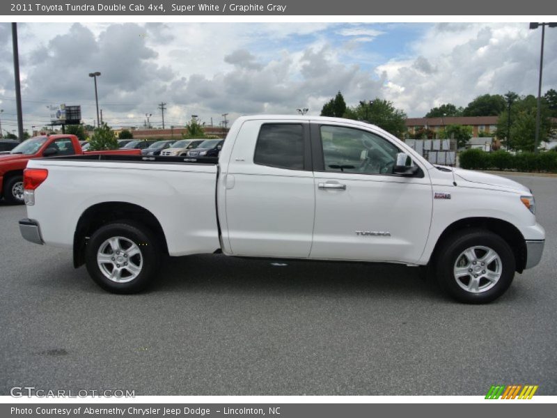 Super White / Graphite Gray 2011 Toyota Tundra Double Cab 4x4