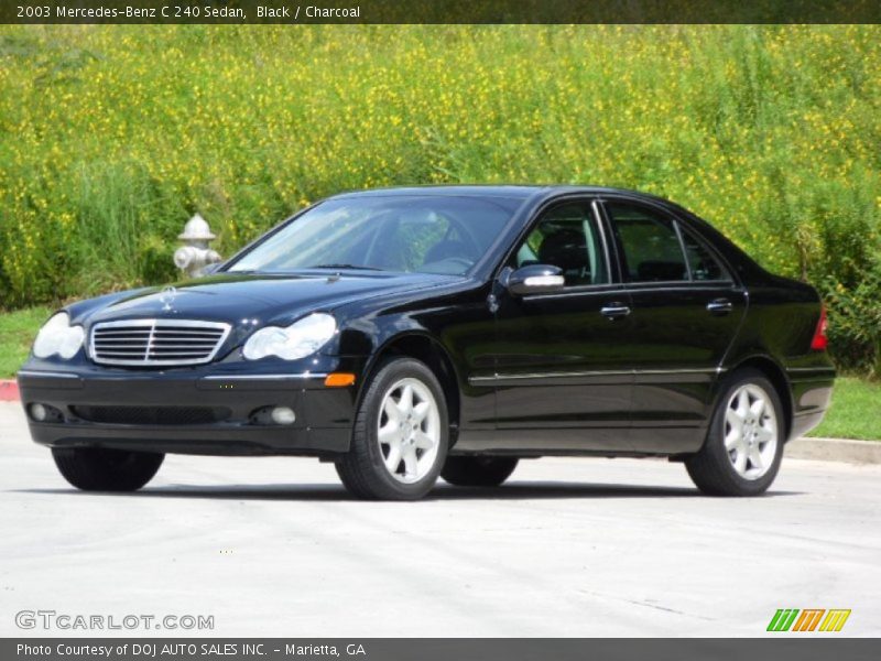 Black / Charcoal 2003 Mercedes-Benz C 240 Sedan