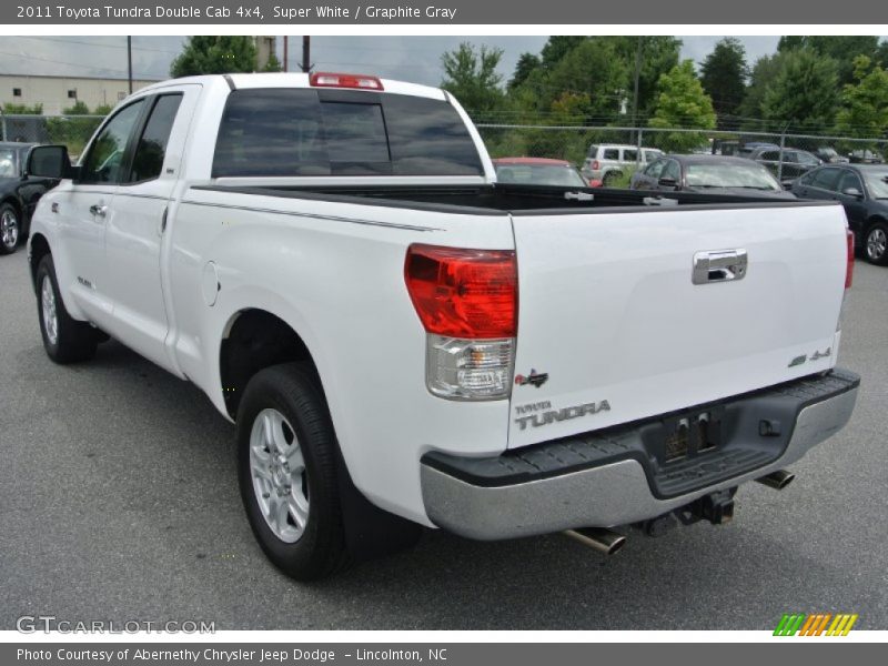 Super White / Graphite Gray 2011 Toyota Tundra Double Cab 4x4