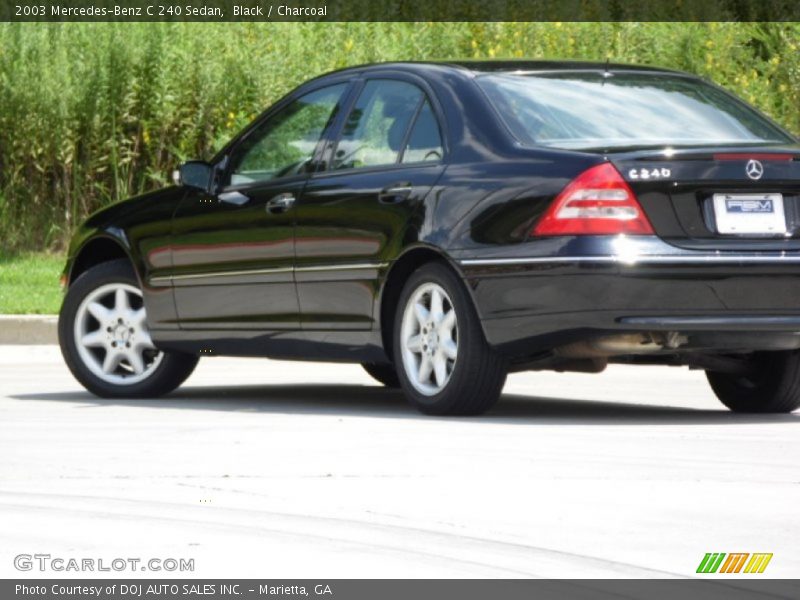 Black / Charcoal 2003 Mercedes-Benz C 240 Sedan