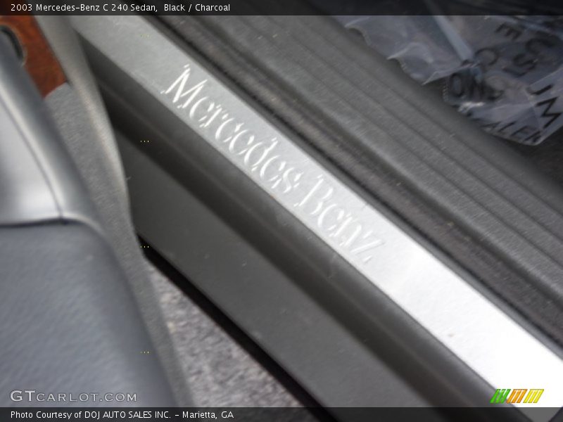 Black / Charcoal 2003 Mercedes-Benz C 240 Sedan