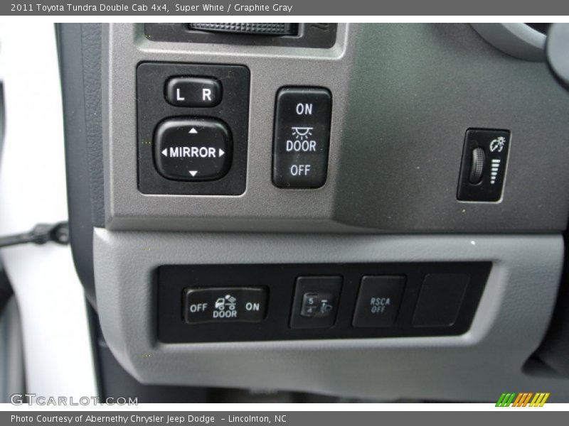 Super White / Graphite Gray 2011 Toyota Tundra Double Cab 4x4
