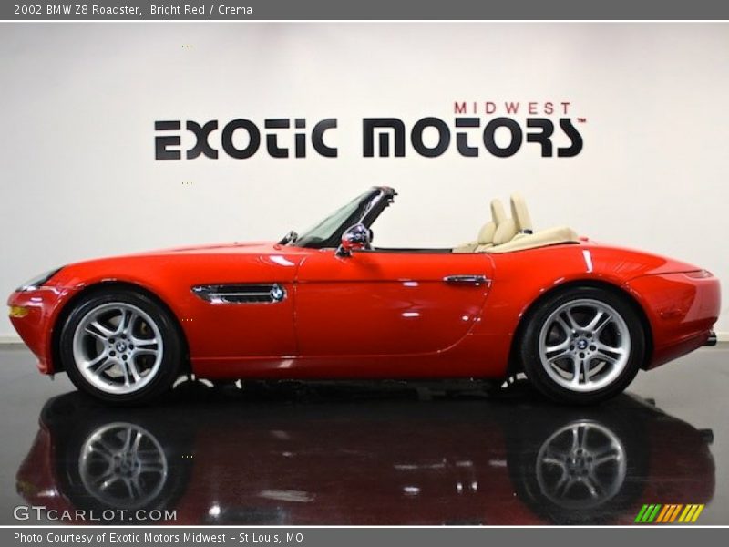 Bright Red / Crema 2002 BMW Z8 Roadster