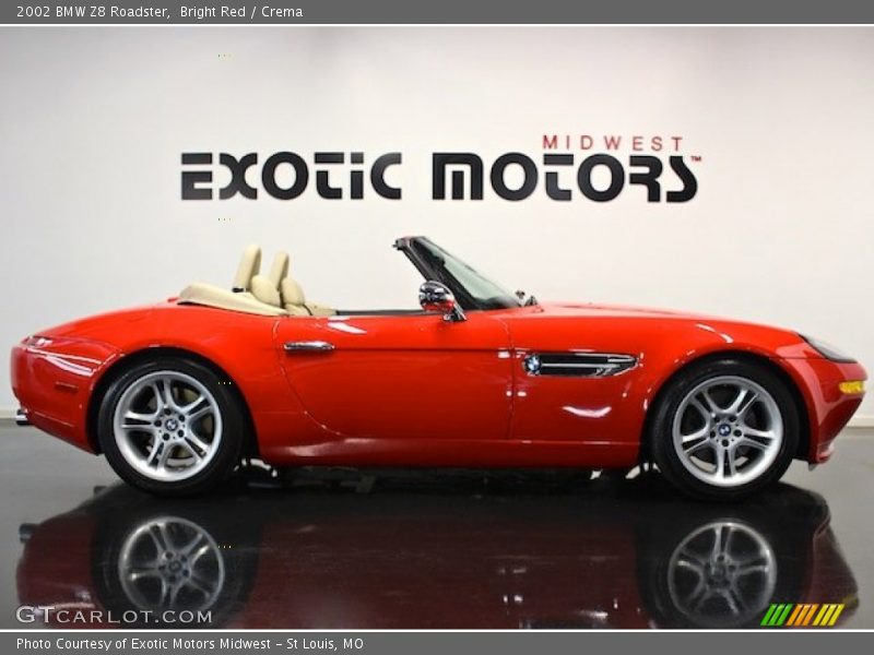 Bright Red / Crema 2002 BMW Z8 Roadster