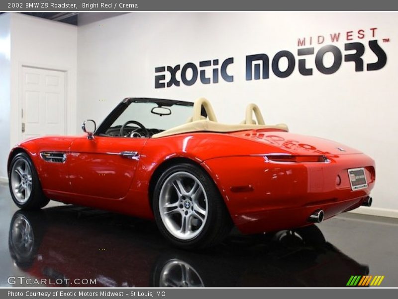 Bright Red / Crema 2002 BMW Z8 Roadster