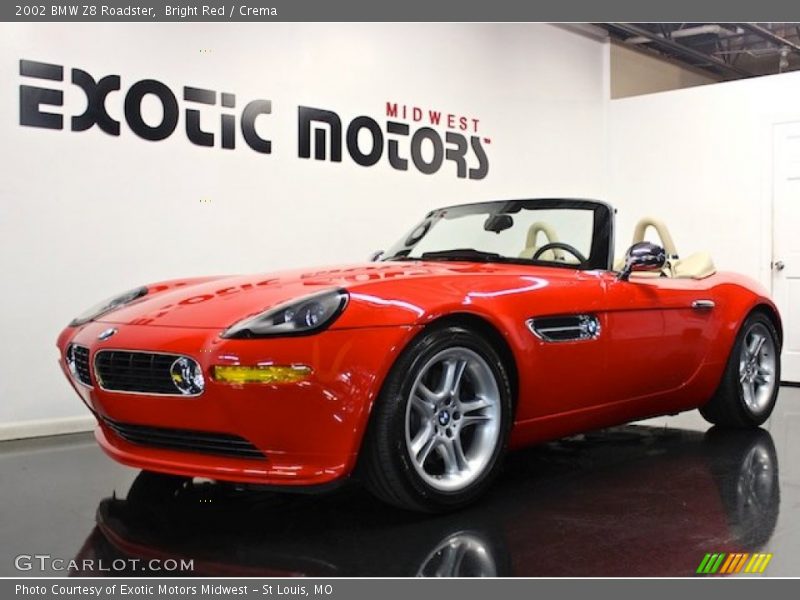 Bright Red / Crema 2002 BMW Z8 Roadster