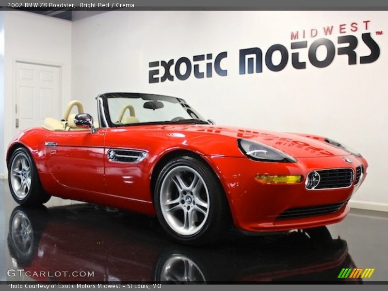 Bright Red / Crema 2002 BMW Z8 Roadster